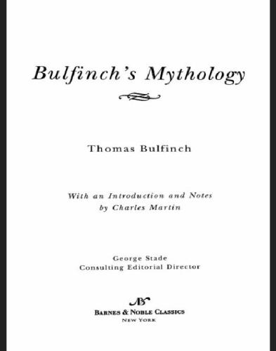 ﻿اسطوره شناسی Bulfinch