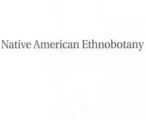﻿بومیان آمریکا Ethnobotany