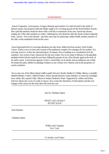 ﻿قتل های واقعی (رازهای باغ چای آرورا، کتاب 1)