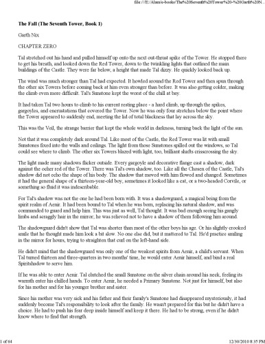 ﻿سقوط (برج هفتم شماره 1)