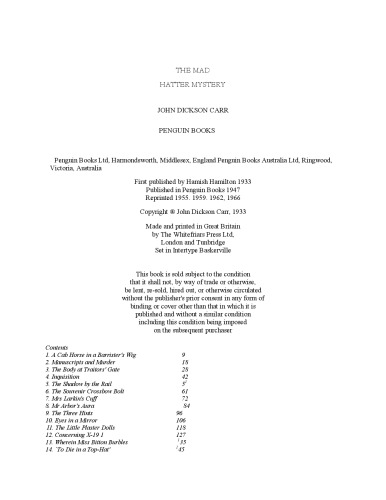 ﻿رمز و راز کلاهک دیوانه (دکتر گیدئون فال اسرار آمیز)