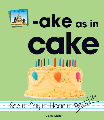 ﻿Ake As in Cake (Word Families Set 8)