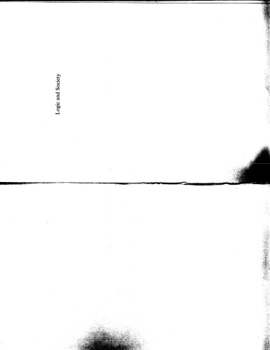 ﻿منطق و جامعه: تضادها و جهانهای احتمالی