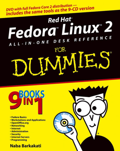 Red Hat Fedora Linux 2 مرجع همه در یک میز برای Dummies