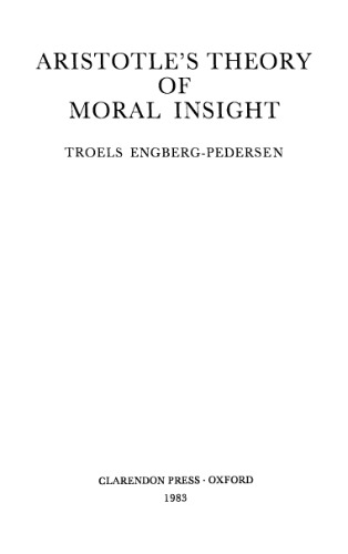 ﻿نظریه بینش اخلاقی ارسطو