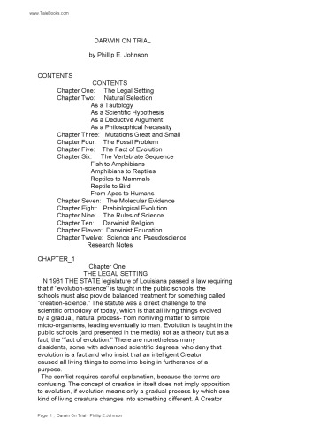 ﻿داروین در محاکمه