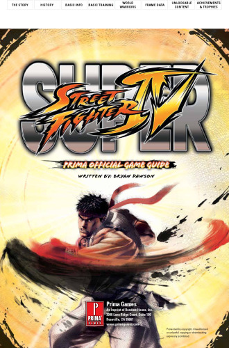 ﻿Super Street Fighter IV: Prima Official Game Guide (Prima Official Game Guides)