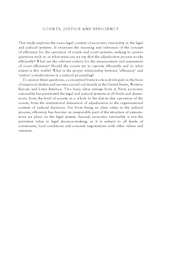 ﻿دادگاه ها، عدالت و کارایی: مطالعه حقوقی-اجتماعی عقلانیت اقتصادی در قضاوت
