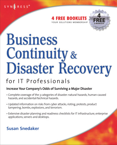 برنامه ریزی برای استمرار تجارت و بازیابی فاجعه برای متخصصان فناوری اطلاعات