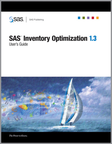 ﻿SAS Inventory Optimization 1.3: راهنمای کاربر