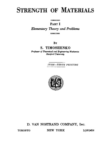 ﻿استحکام مواد قسمت اول نظریه و مسائل ابتدایی