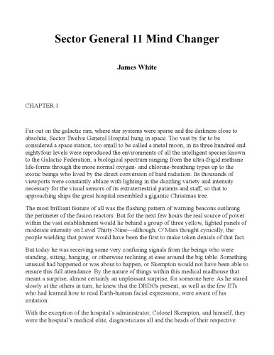 ﻿Mind Changer: A Sector General Novel (Sector General Series James White)