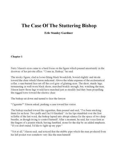 ﻿مورد اسقف لکنت زبان (رازهای پری میسون (کتاب های فاوست))