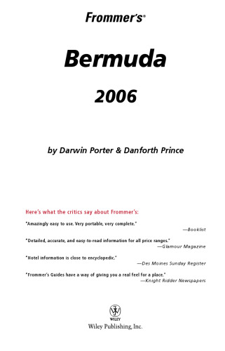 ﻿Frommer's Bermuda 2006 (Frommer's Complete)