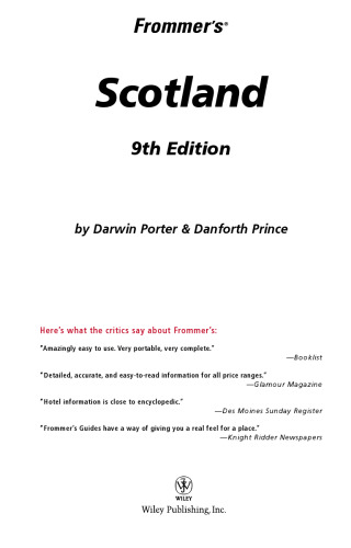 ﻿Frommer's Scotland (2005) (Frommer's Complete)