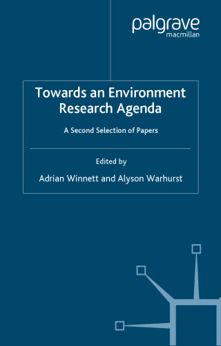 ﻿به سوی یک دستور کار تحقیقاتی محیطی مشارکتی: انتخاب دوم از مقالات