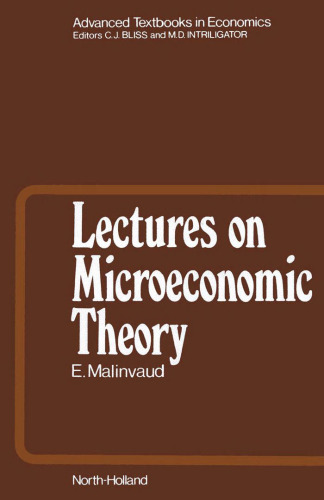 ﻿سخنرانی تئوری اقتصاد خرد (کتاب های درسی پیشرفته اقتصاد)