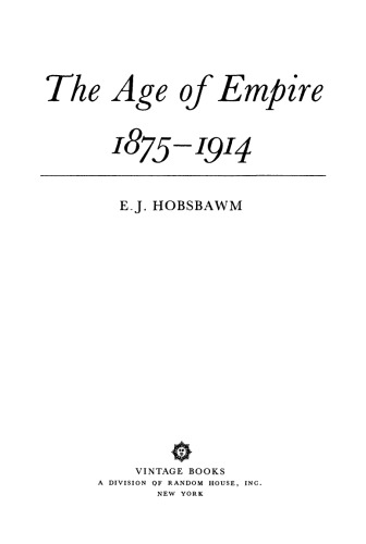 ﻿Age of Empire: 1875-1914