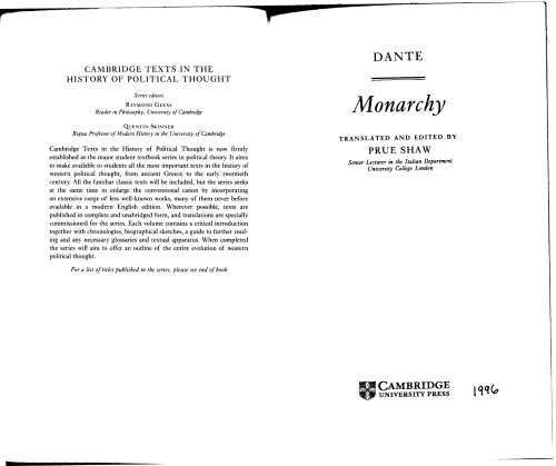 ﻿دانته: سلطنت