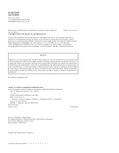 ﻿راهبردهای عملی در تشخیص و درمان کودکان ویرایش 2