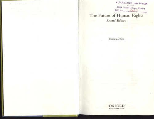 ﻿آینده حقوق بشر