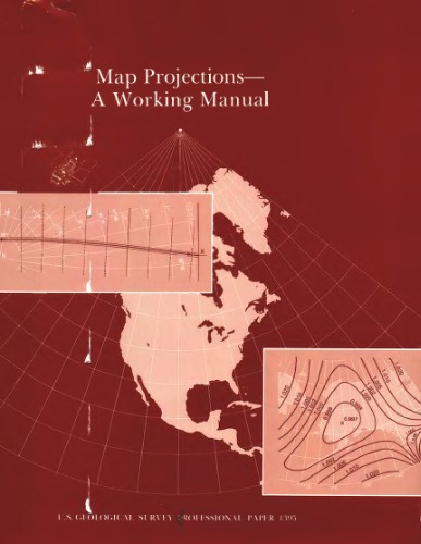 ﻿Projections Map - یک کتابچه راهنمای کار (مقاله حرفه ای سازمان زمین شناسی ایالات متحده 1395)
 72543-3-874-3