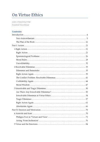 ﻿درباره اخلاق فضیلت