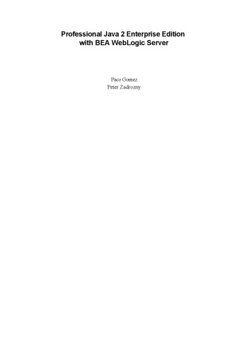 ﻿برنامه نویسی حرفه ای J2EE با سرور BEA WebLogic