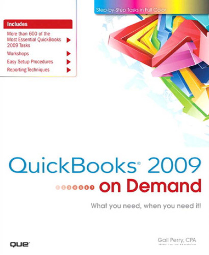 ﻿QuickBooks 2009 بر حسب تقاضا