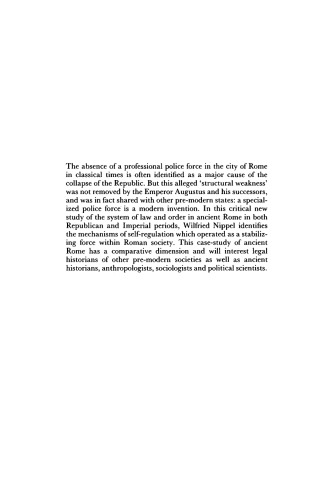 ﻿نظم عمومی در روم باستان