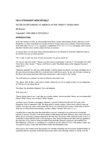 ﻿من خودم اینجا یک غریبه هستم: یادداشت هایی درباره بازگشت به آمریکا پس از 20 سال دوری