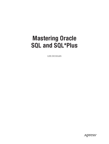 Mastering Oracle SQL و SQL * Plus
