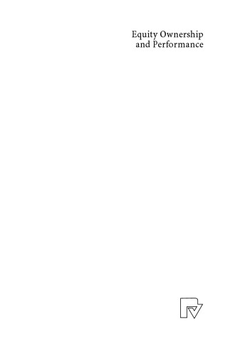 ﻿مالکیت سهام و عملکرد: مطالعه تجربی شرکت های تجاری آلمان (مشارکت در اقتصاد)