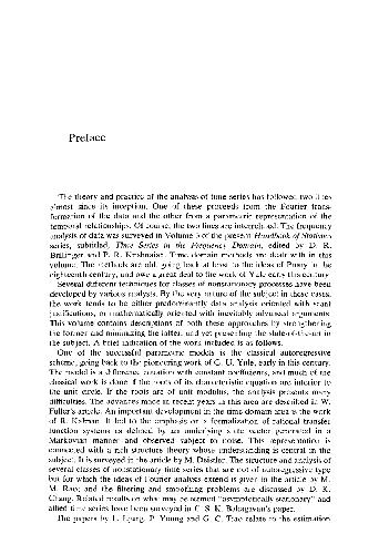 ﻿هندبوک آمار ، جلد 1 5. سری های زمانی در دامنه زمان