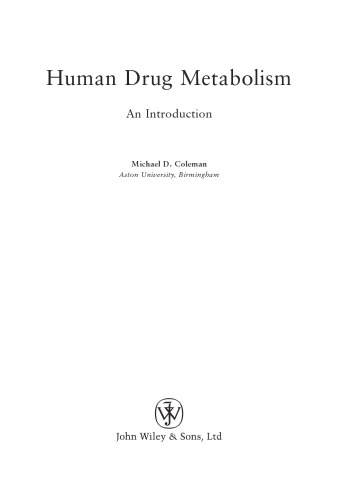 ﻿متابولیسم داروی انسانی: مقدمه