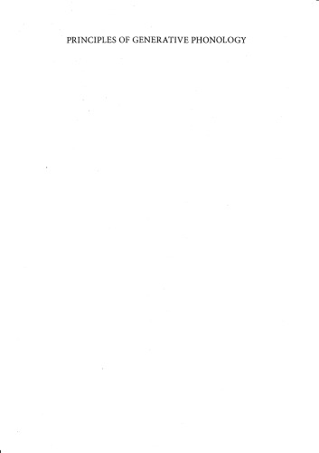 ﻿اصول واج شناسی تولیدی: مقدمه ای (مطالعات آنستردام در نظریه و تاریخ علوم زبان شناسی)