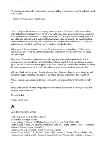 ﻿کلید درگیری (گیلیان کی، پاراداک، کتاب 1)