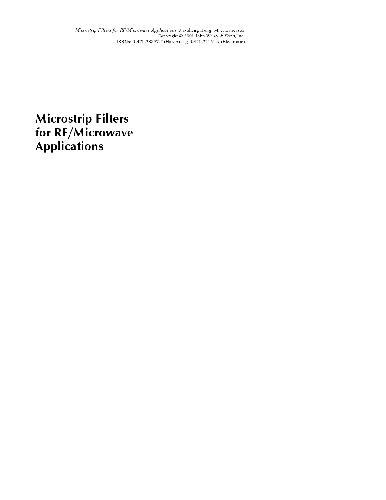 فیلترهای Microstrip برای کاربردهای RF / Microwave