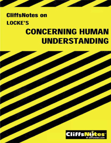 ﻿Cliffs یادداشت هایی در مورد لاک در مورد درک انسانی
