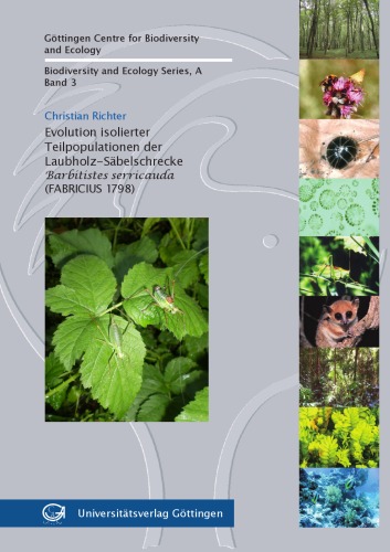 ﻿تکامل زیرجمعیت‌های مجزای کریکت چوب سخت Barbitistes serricauda (FABRICIUS 1798)