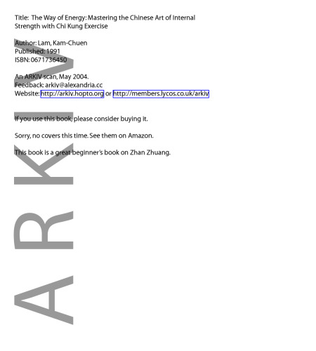 ﻿راه انرژی: تسلط بر هنر قدرت داخلی چین با ورزش چی کونگ