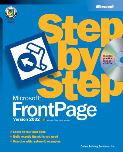 ﻿Microsoft® FrontPage® نسخه 2002 گام به گام (Cpg گام به گام)