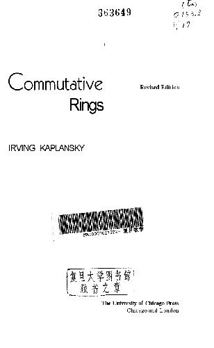 ﻿Commutative Rings [بد OCR]