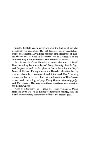 ﻿نمایشنامه های دیوید هیر