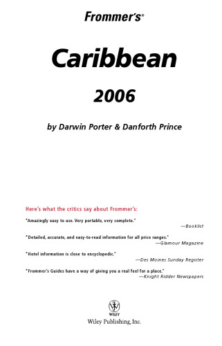 ﻿Frommer's Caribbean 2006 (Frommer's Complete)