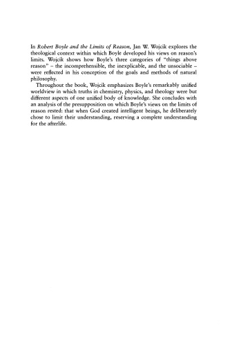 ﻿رابرت بویل و محدودیت های عقل