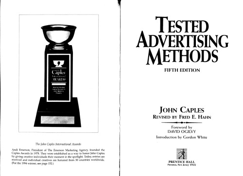 ﻿روش های تبلیغاتی آزمایش شده (سری کلاسیک های تجاری)