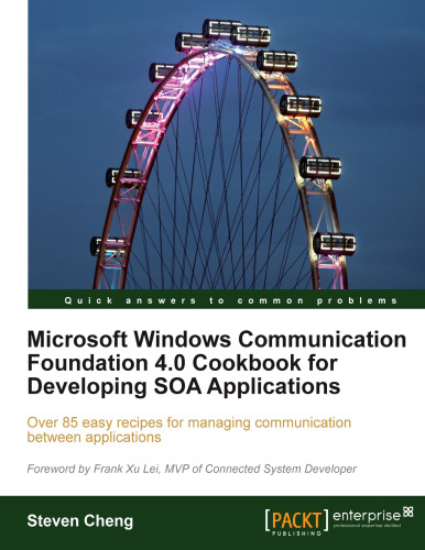 ﻿کتاب آشپزی Microsoft Windows Communication Foundation 4.0 برای توسعه برنامه های SOA