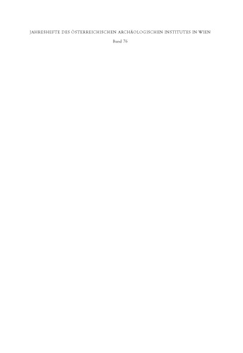 ﻿سالانه مؤسسه باستان شناسی اتریش در وین، جلد 76 2007