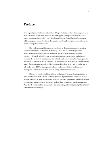 ﻿اهدای خصوصی به مدارس دولتی و مناطق در شهرستان لس آنجلس: یک مطالعه آزمایشی 2001